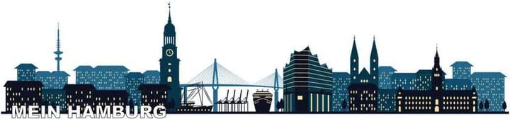 Produktbild Trenddeko Skyline Mein Hamburg 02 (180 x 43 cm)