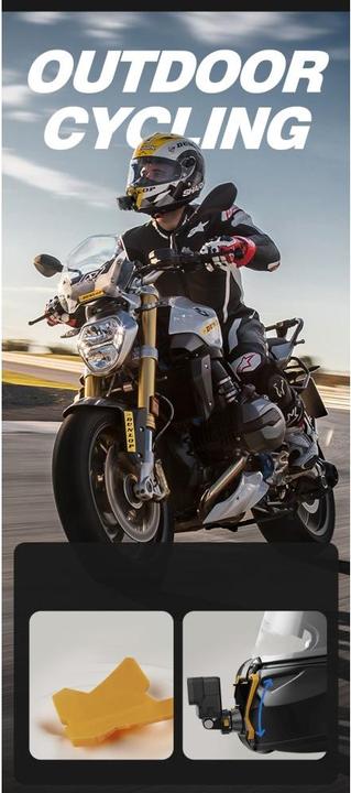 Actual product image Ueli Express Magnetic helmet holder with quick-release fastener (Hero 9 Black, Hero 10 Black, Hero 11 Black, Hero 12 Black, Hero 13 Black)