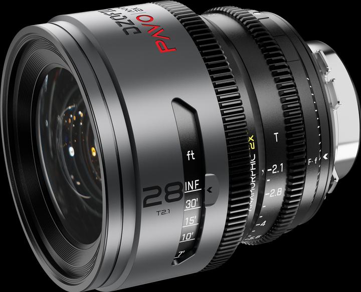 Produktbild Dzofilm Pavo 2x Anamorphic 28mm T2.1 for PL/EF Mount (S35) imperial - Golden Coating (PL, APS-C / DX)