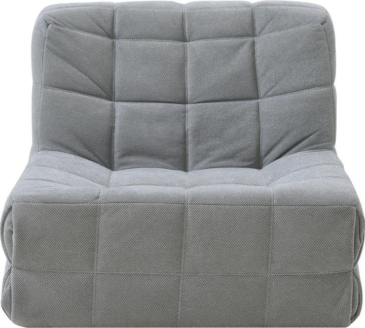 En.Casa Bodensessel Koskyvn 75x90x100 cm Textil Grau