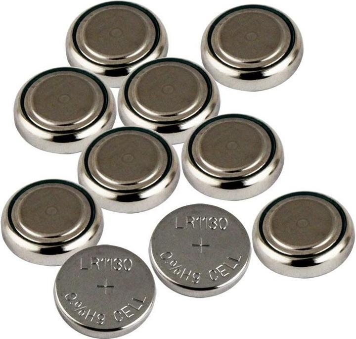 Esperanza L54 Alkaline button element 10pcs/pack (10 pcs., AG10)