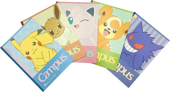 Actual product image Pokémon Mini Study Book Set T (9 x 13 cm, Dotted, Soft cover)