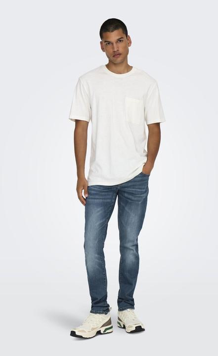 Produktbild Only & Sons Verjüngter Slim Fit Niedrige Taille Jeans Slim Fit Jeans (W30/L30)