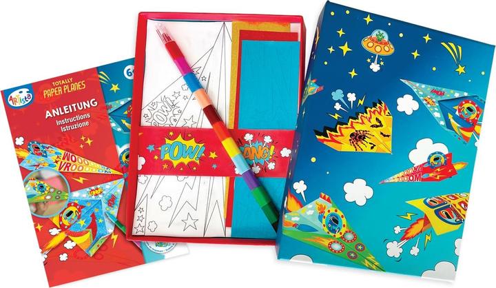 Immagine prodotto Artista Set di aeroplani di carta da dipingere e da costruire