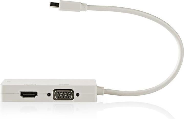 Actual product image Nedis Mini DisplayPort Multiport Adapter Cable (0.20 m, DisplayPort)
