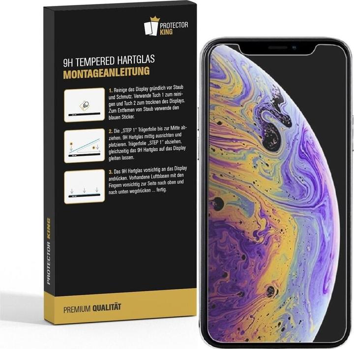 Produktbild Protectorking 4x Echtes Tempered 9H Panzerhartglas Matt Entspiegelt (4 Stück, Apple iPhone 11 Pro Max)