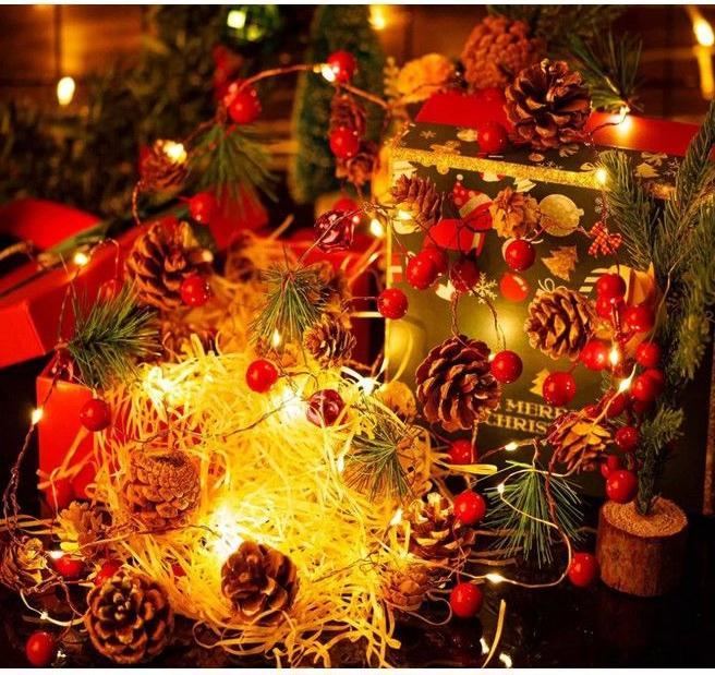 Produktbild MU Style LED Weihnachtslichterkette Tannenzapfen (2m) (2 m)