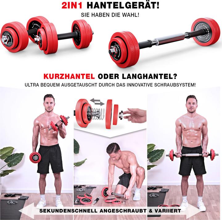 Produktbild Sportstech AH300 (4 x 2.5 kg, 4 x 1.25 kg)