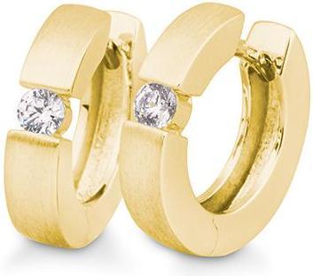 Breuning Creolen - BRILL. 0,18 Ct. H/si (585, - Gold)