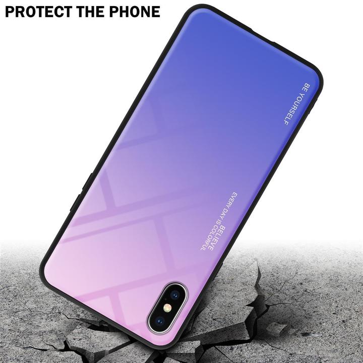 Image du produit Cadorabo Couverture en verre TPU 2 couleurs (Apple iPhone XS Max)