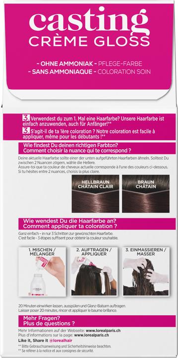 Immagine prodotto L'Oréal Paris Colata di crema lucida (415 Castagna fresca)