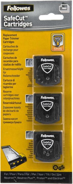 Actual product image Fellowes Safecut replacement blade - 3 styles (3 Sheets)