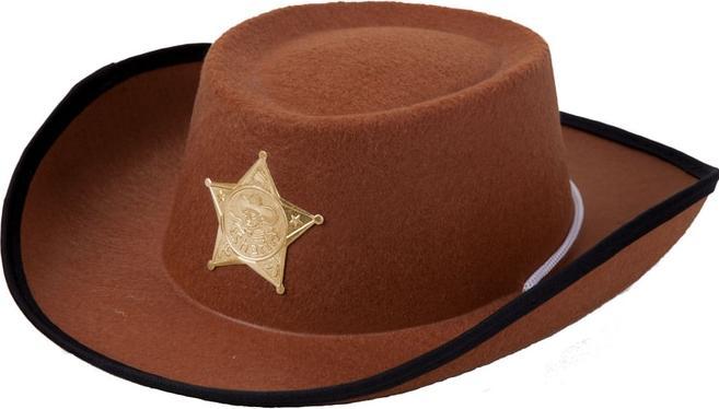 Produktbild MICA Festival Cowboyhut - braun - für Kinder