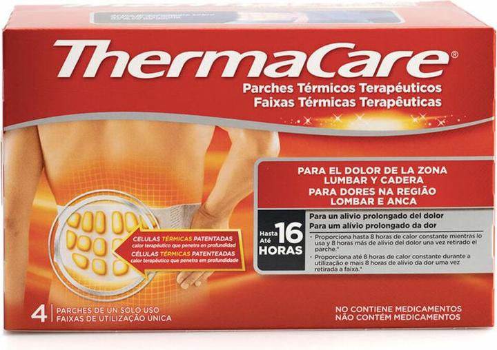 Image du produit Thermacare Enveloppes chauffantes lombaires - paquet de 4 (4000 ml)