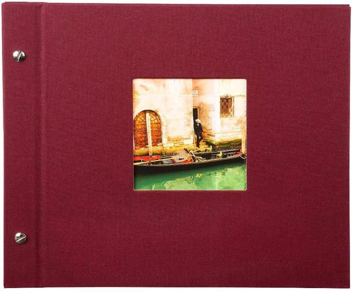 Actual product image Goldbuch Bella Vista bord. 30x25 screw album 40 black pages (30 x 25 cm)
