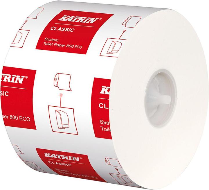 Actual product image Katrin Toilet paper Classic System ECO 2-ply tissue white box with 36 rolls... (36 x)
