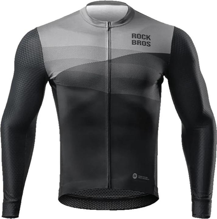 Image du produit Rockbros maillot cycliste 15120009003 manches longues printemps/été L - noir (L)