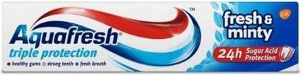 Actual product image NoName Aquafresh 75ml Toothpaste Fresh and Minty (75 ml)