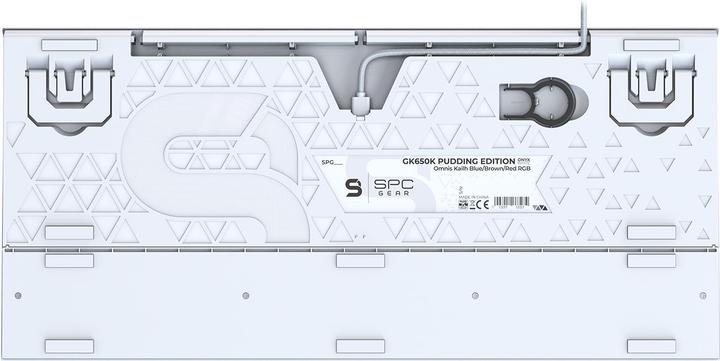 Produktbild SPC Gear GK650K Omnis Kailh Brown RGB Onyx Baltas Pudding Edition (Eng. Int., Kabelgebunden)