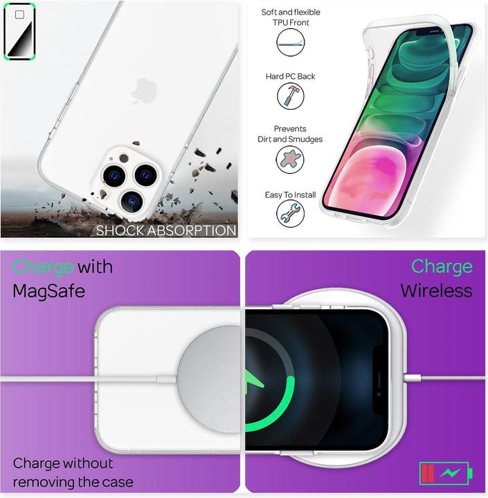 Actual product image Nalia 360 degree mobile phone case (Apple iPhone 13 Pro)