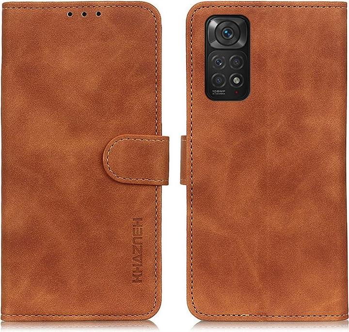 Produktbild Cover-Discount Xiaomi Redmi Note 11 / 11S - Leder Etui Hülle braun (Xiaomi Redmi Note 11)