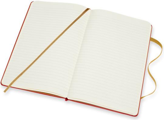 Actual product image Moleskine Notebook Year Of The Ox A5 853766 lined, red, 240 pages (13 x 21 cm, Lined, Hardcover)