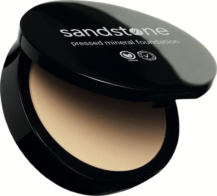 Actual product image Sandstone Pressed Mineral Foundation C4 Sand