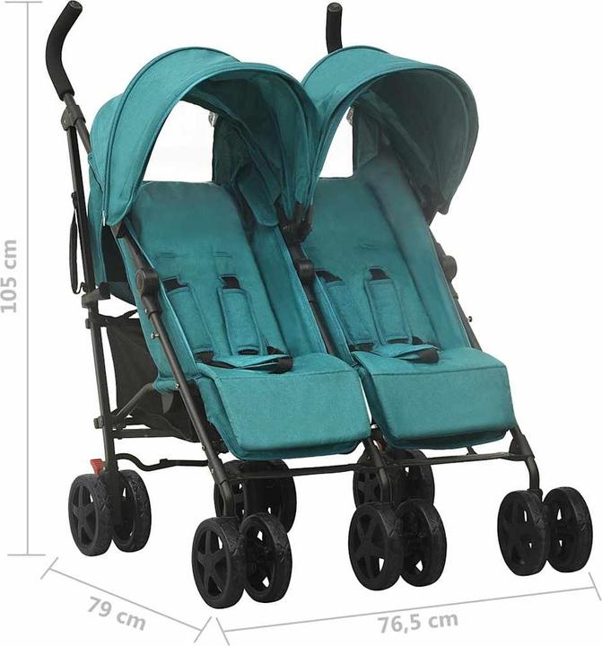 Produktbild VidaXL Geschwisterwagen