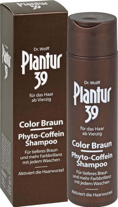 Produktbild Plantur 39 Color Braun Phyto-Coffein (250 ml, Flüssiges Shampoo)