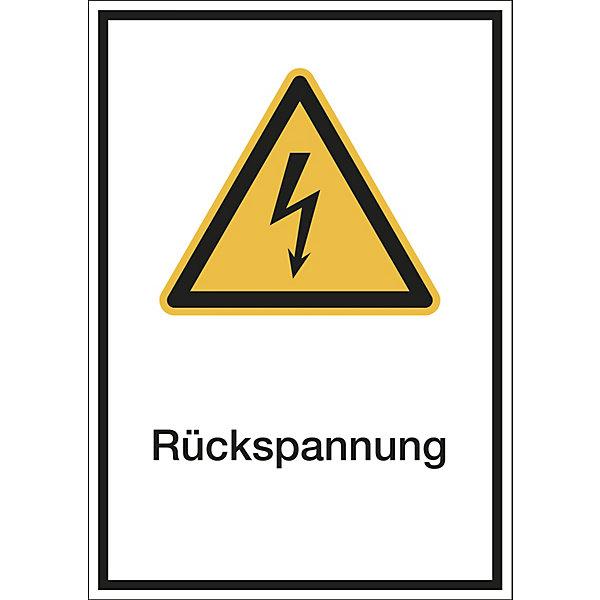 Produktbild Marahrens Kombischilder mit Text, LxH 210x297mm, VE 10 Stk, Rückspannung