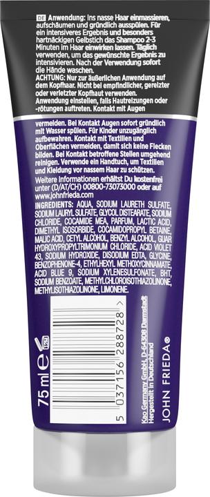 Actual product image John Frieda Violet Crush Intensive Shampoo 75ml (75 ml, Silver shampoo)
