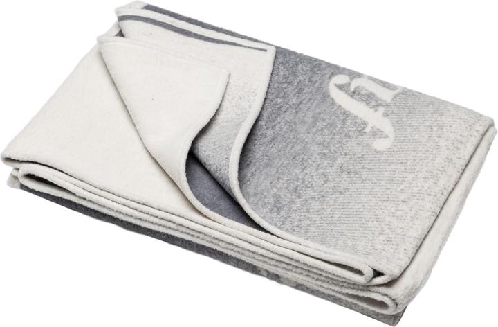 Actual product image David Fussenegger Blanket Velvet hibernation 135 x 200 cm, gray (200 x 150 cm)
