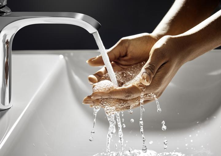 Actual product image hansgrohe Vivenis Waschtischmischer 110 (chrom) mit Ablaufgarnitur