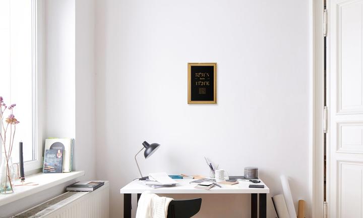 Actual product image Juniqe Gold Berlin Icons (20 x 30 cm)