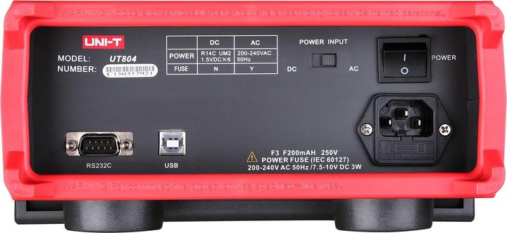 Image du produit Uni-T Multimètre de table UT804, True RMS