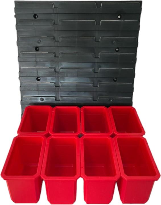 Actual product image Tool Brothers Toolbrothers RHINO Container Set No. 2 Workshop wall 39 x 35 cm with 8 containers for RHINO cases