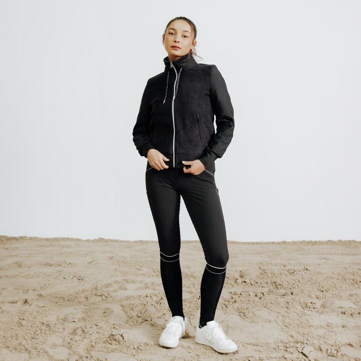 Immagine prodotto Fouganza Giacca in felpa 500 Warm da donna nera (XXL)