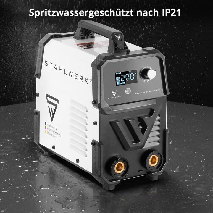 Produktbild Stahlwerk Elektroden-Schweissgerät ARC 200 Synergic Pro Vollausstattung