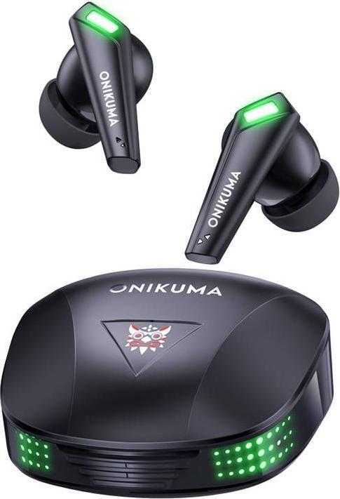 Produktbild Onikuma Wireless headphones TWS T308 Black (keine Geräuschunterdrückung, 6 h, Kabellos)