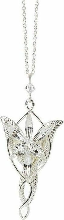 Noble Collection Herr der Ringe Anhaenger Arwens Abendstern (versilbert)