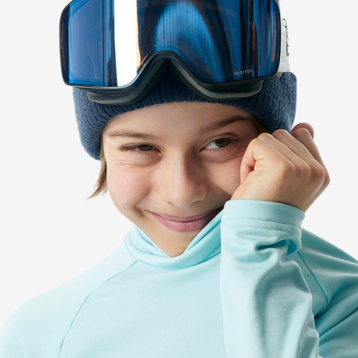 Immagine prodotto Wedze Camicia funzionale da sci per bambini a collo alto - BL 500 turchese (122)