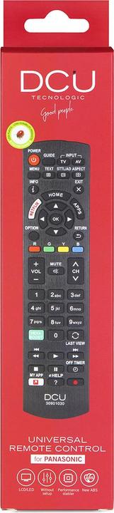 Actual product image DCU Tecnologic TV Remote Control For Panasonic (Infrared)