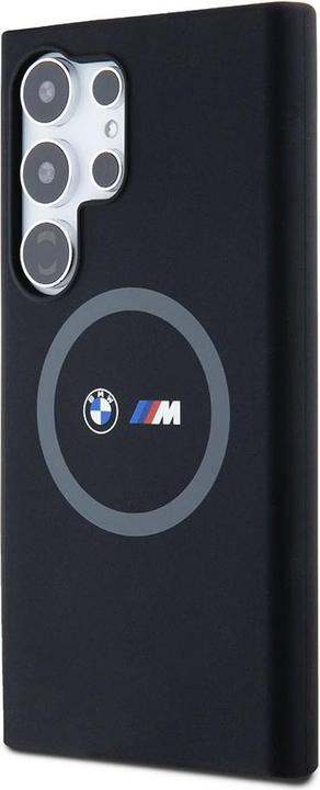 Actual product image BMW BMHML23SROK S928 czarny/black hardcase M Silicone Printed Ring MagSafe (Samsung Galaxy S24 Ultra)