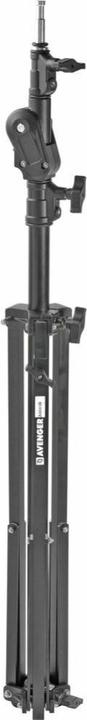 Immagine prodotto Avenger Treppiede Baby Steel Combi Boom, alluminio, con gamba di livellamento e sacco di sabbia, nero (413.21 cm, 10 kg)
