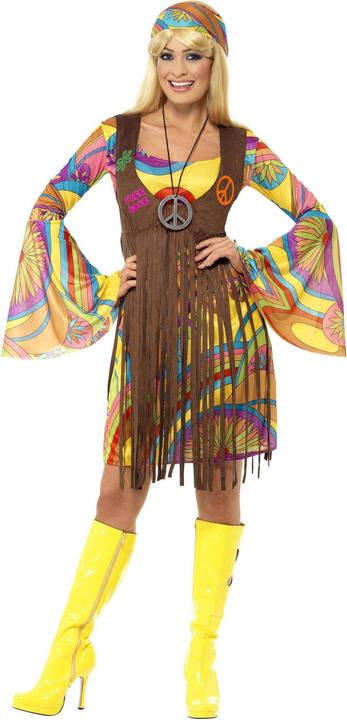 Produktbild Smiffys 60er Hippie Damen Kostüm (XL)