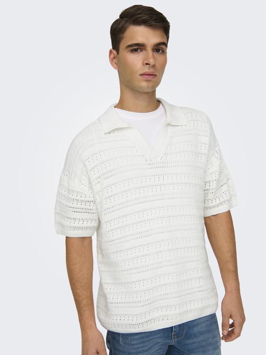 Image du produit Only & Sons Onsgrayson Ds 5 Chochet Polo Knit (XXL)