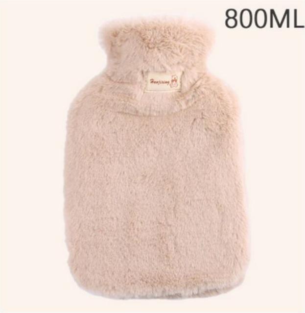 Actual product image MU Style Bed bottle with fluffy cover (800ml) (0.80 l)