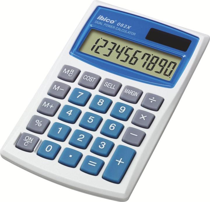 Actual product image Ibico Taschenrechner 212X und 082X, Stromversorgung (Solar cells, Batteries)