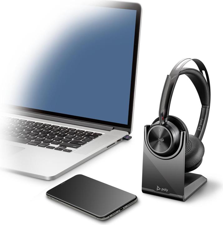 Image du produit Poly Voyager Focus 2 (Sans fil, USB-A)