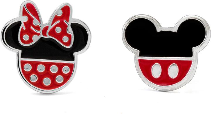 Immagine prodotto NoName MINNIE + MICKEY - 1 Paio di Orecchie - Laiton Argent Plaqué (Argento)